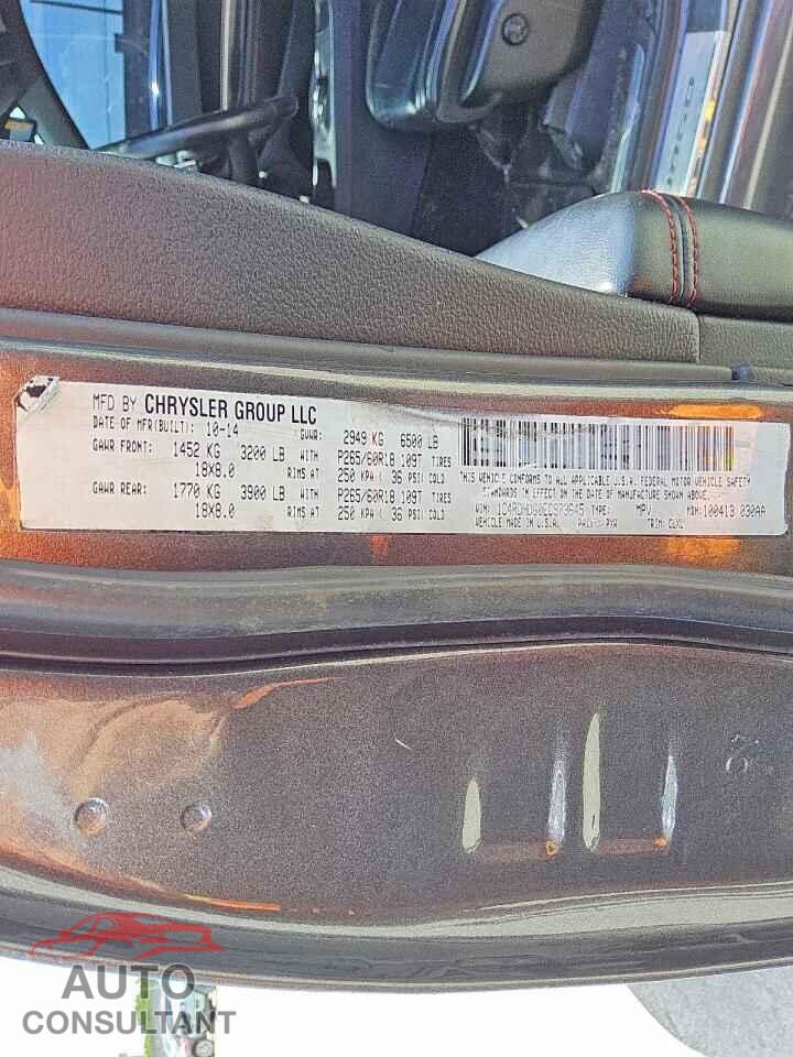 DODGE DURANGO 2014 - 1C4SDHCT1EC551478