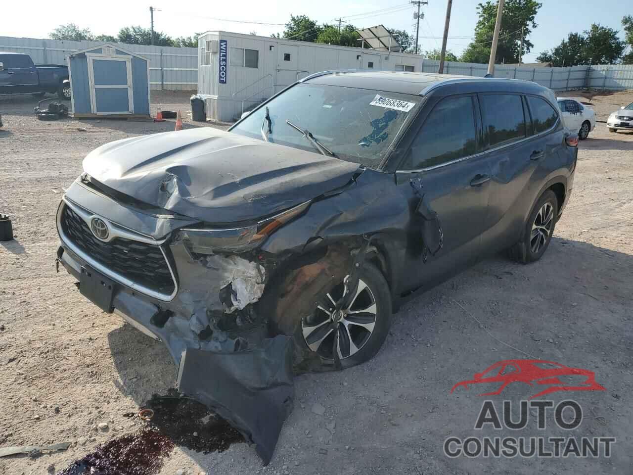 TOYOTA HIGHLANDER 2021 - 5TDGZRAHXMS521419