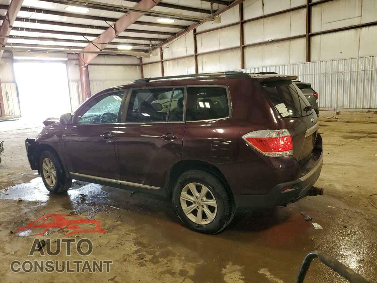 TOYOTA HIGHLANDER 2012 - 5TDBK3EH8CS137773