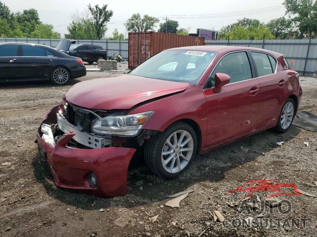 LEXUS CT 200 2011 - JTHKD5BH9B2026941