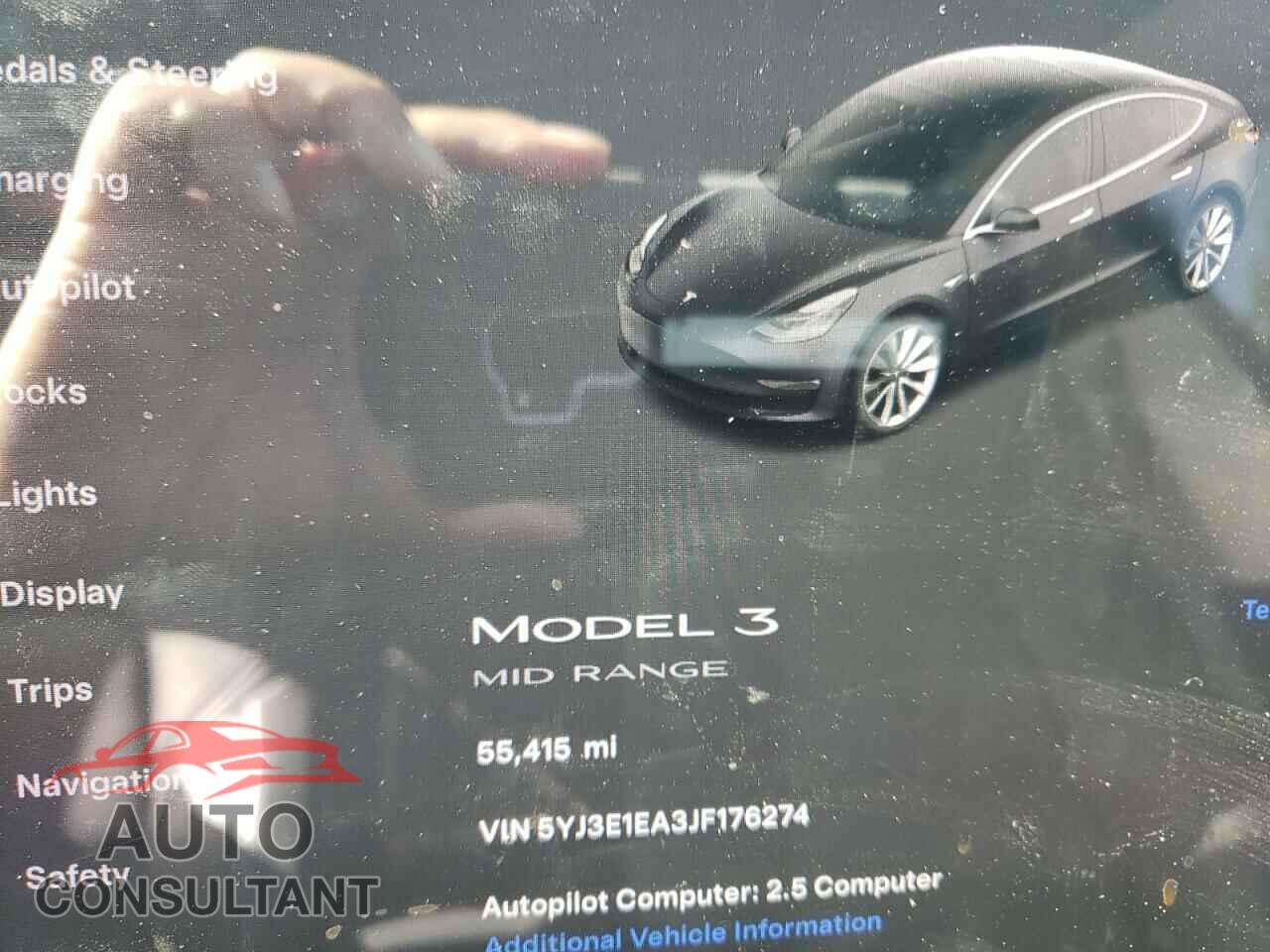TESLA MODEL 3 2018 - 5YJ3E1EA3JF176274