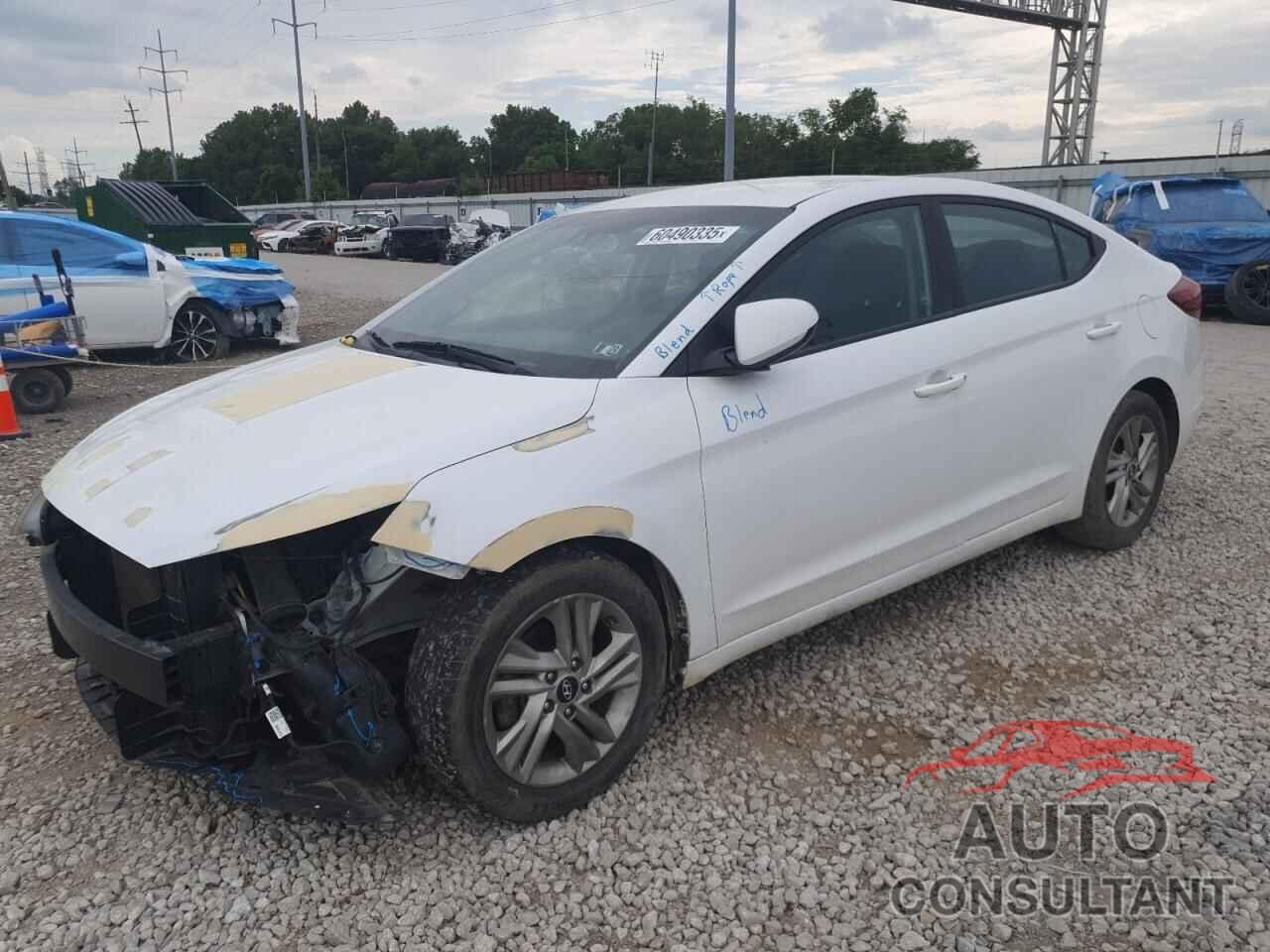 HYUNDAI ELANTRA 2020 - 5NPD84LF0LH542403