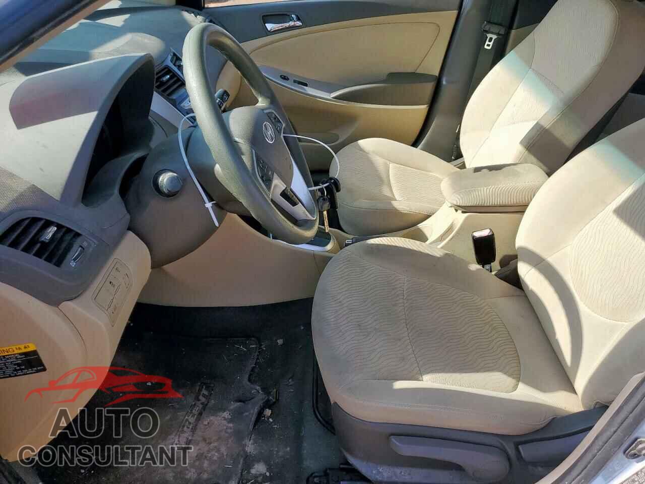 HYUNDAI ACCENT 2012 - KMHCU4AE6CU265646