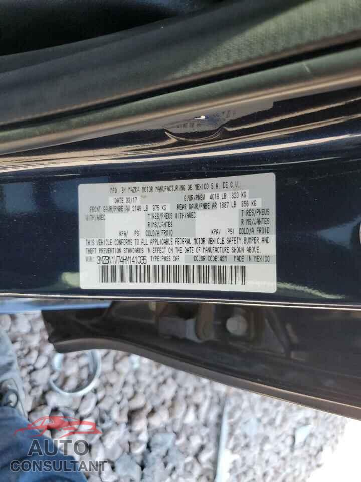 MAZDA 3 2017 - 3MZBN1V74HM141035