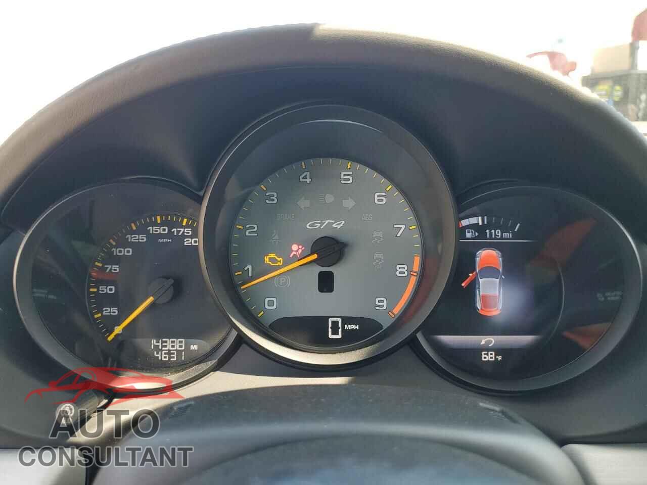 PORSCHE CAYMAN 2016 - WP0AC2A80GK191588