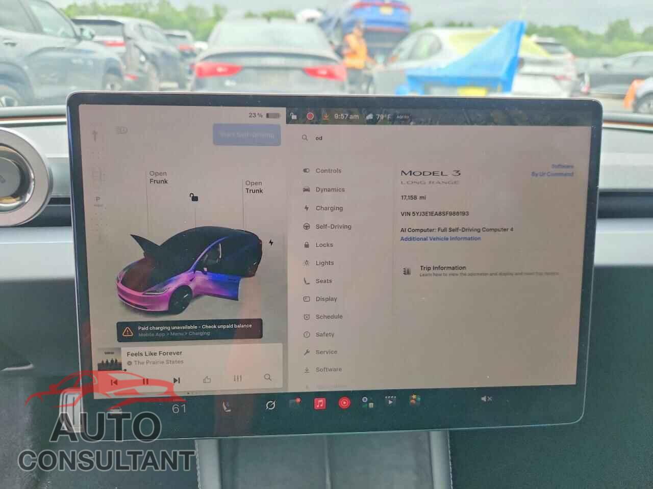 TESLA MODEL 3 2025 - 5YJ3E1EA8SF986193