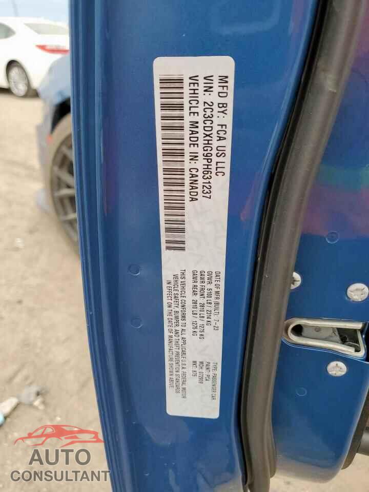 DODGE CHARGER 2023 - 2C3CDXHG9PH631237