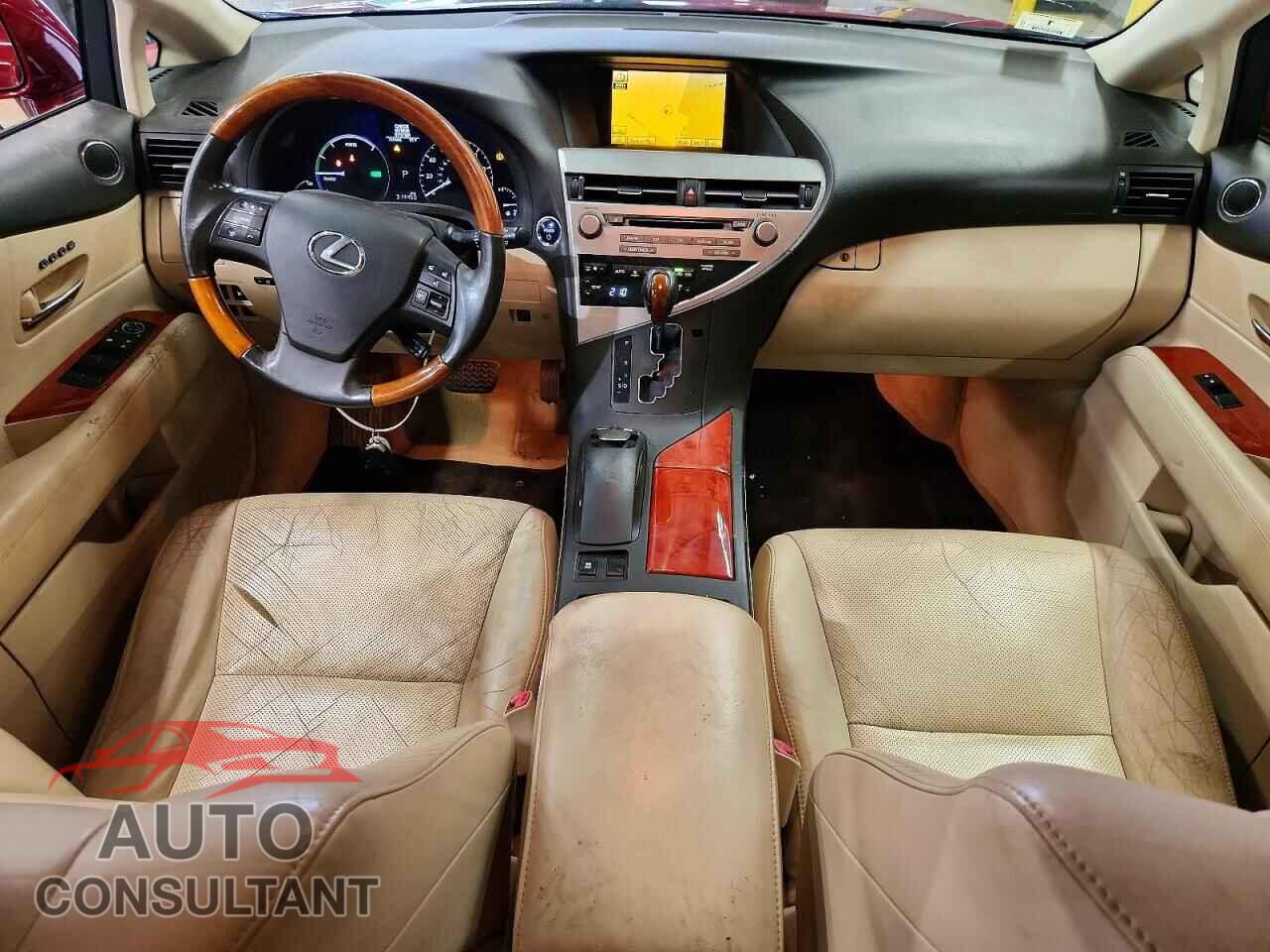 LEXUS RX450 2010 - JTJBC1BA0A2024930