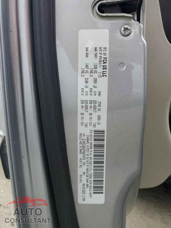 DODGE CARAVAN 2015 - 2C4RDGBG3FR667979