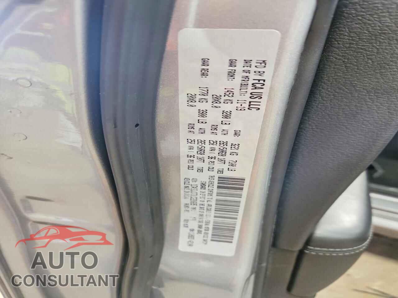 DODGE DURANGO 2020 - 1C4SDJCT3LC220695