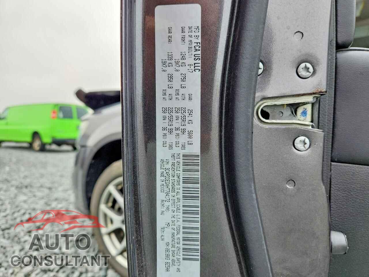 DODGE JOURNEY 2017 - 3C4PDDEGXHT704172