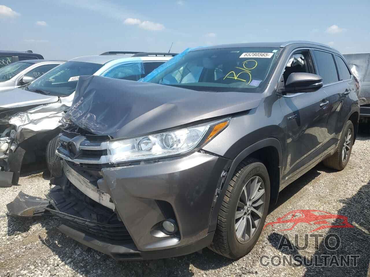TOYOTA HIGHLANDER 2018 - 5TDJGRFH2JS051502