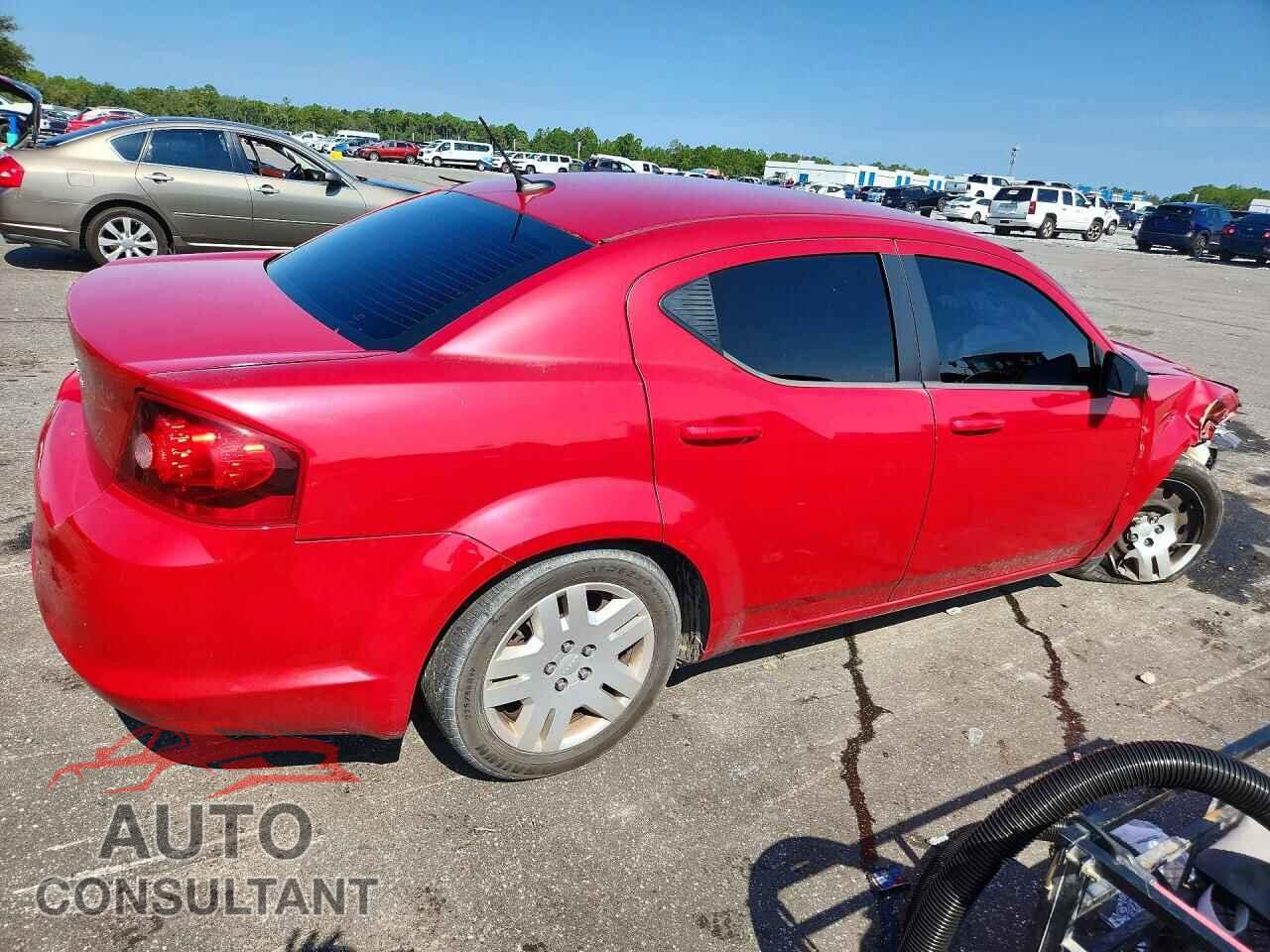 DODGE AVENGER 2012 - 1C3CDZABXCN290667