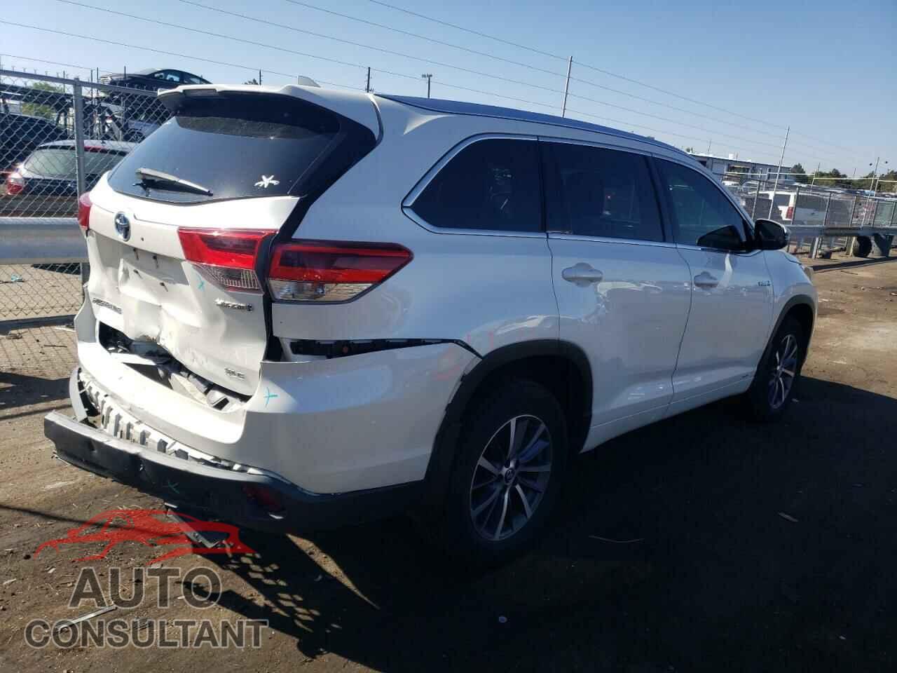 TOYOTA HIGHLANDER 2017 - 5TDJGRFH5HS032257