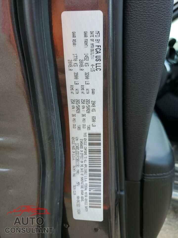 DODGE DURANGO 2015 - 1C4RDJDG1FC851191