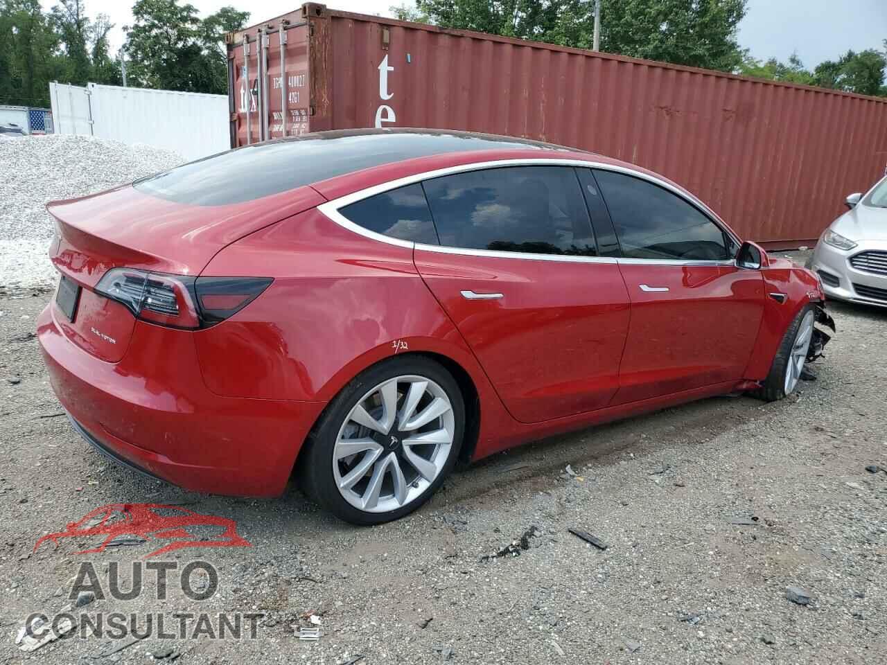 TESLA MODEL 3 2019 - 5YJ3E1EB9KF389675