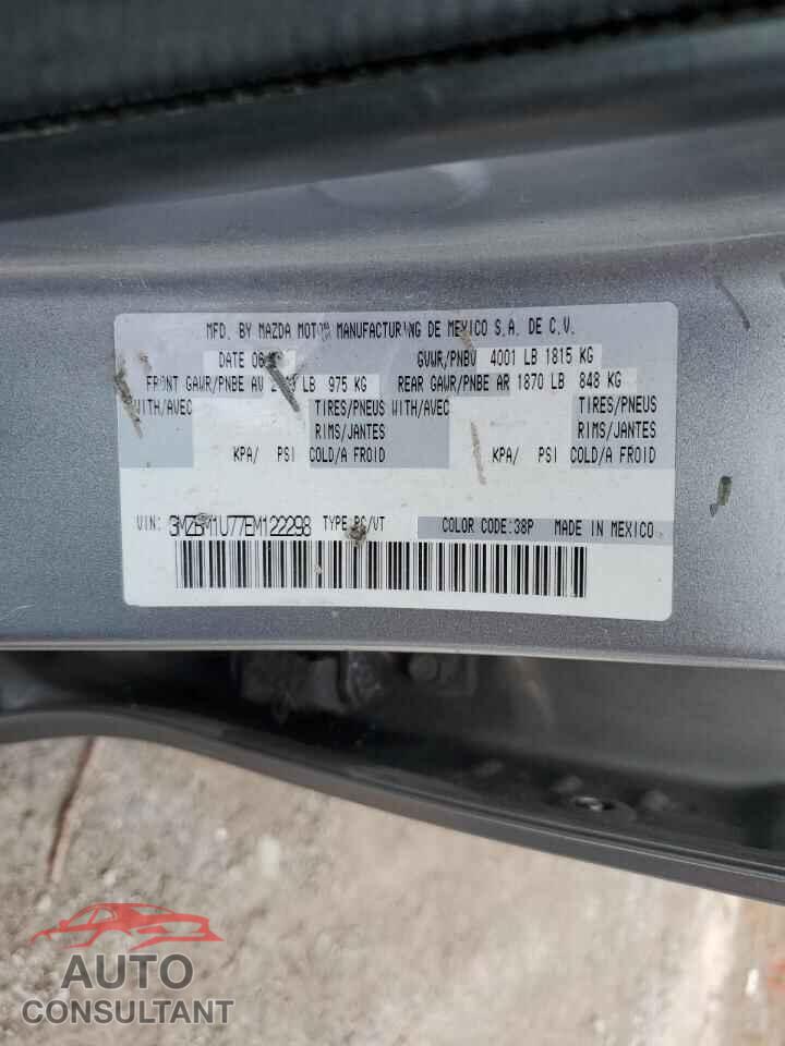 MAZDA 3 2014 - 3MZBM1U77EM122298