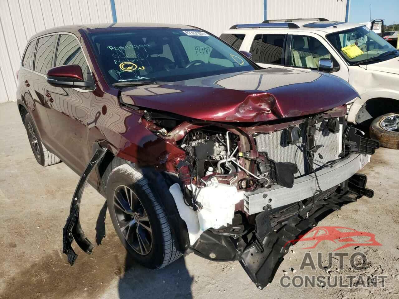 TOYOTA HIGHLANDER 2019 - 5TDZZRFH0KS369620