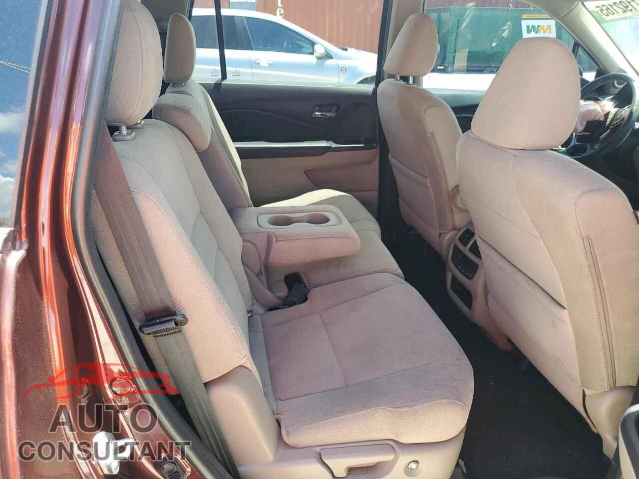 HONDA PILOT 2021 - 5FNYF5H39MB008599