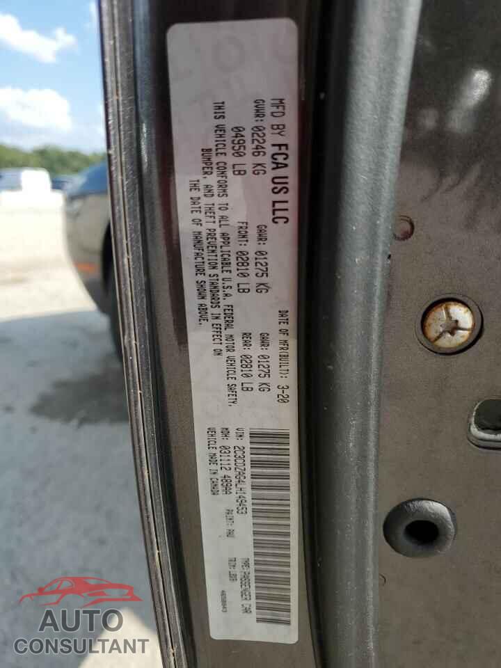 DODGE CHALLENGER 2020 - 2C3CDZAG4LH149453