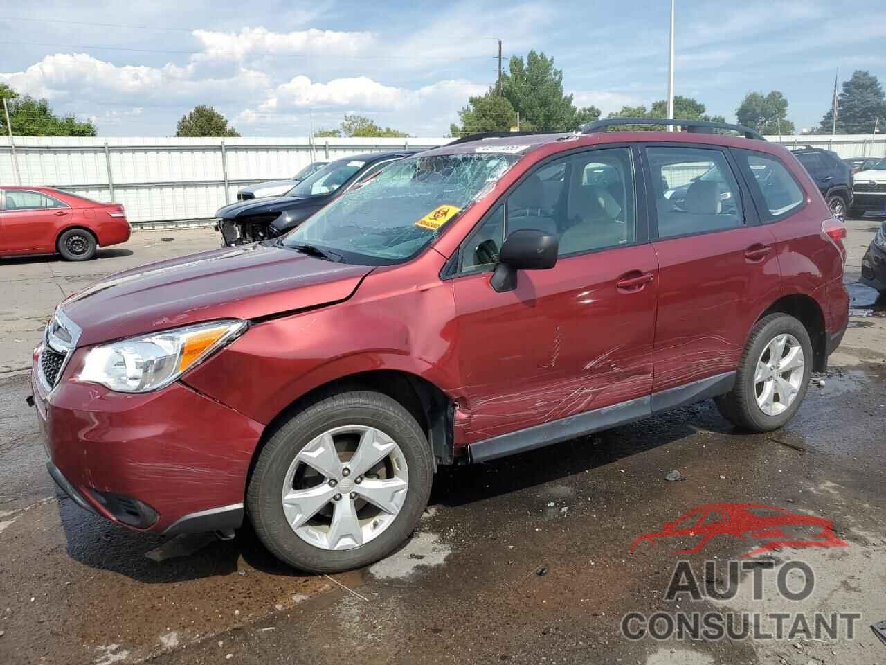 SUBARU FORESTER 2016 - JF2SJABC7GH518784