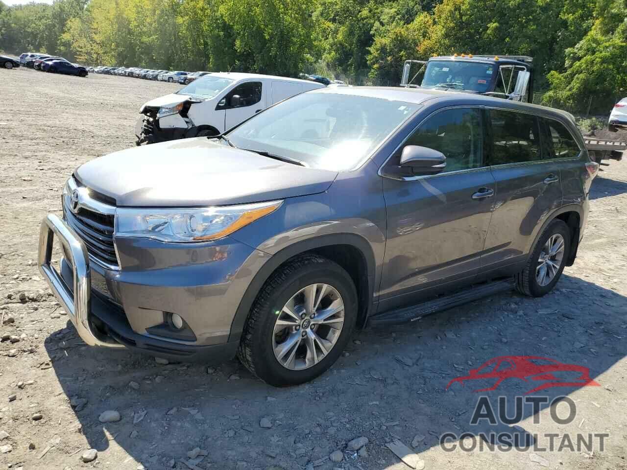 TOYOTA HIGHLANDER 2016 - 5TDBKRFH8GS354277