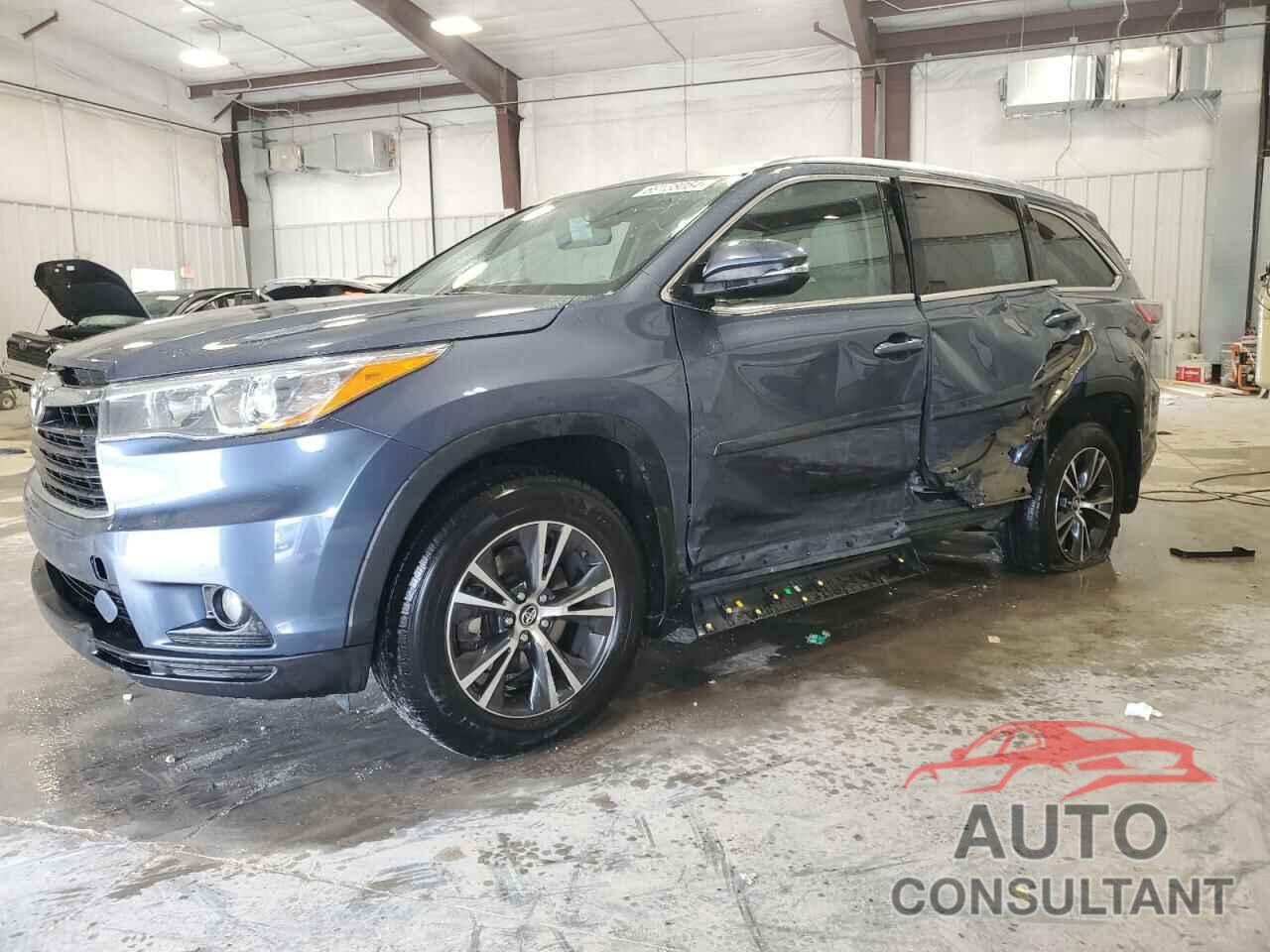 TOYOTA HIGHLANDER 2016 - 5TDJKRFH5GS503269