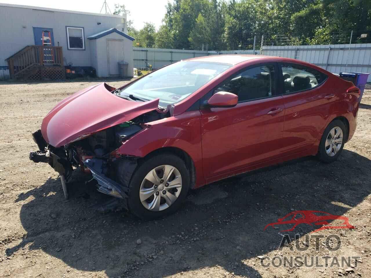 HYUNDAI ELANTRA 2016 - KMHDH4AE6GU518110