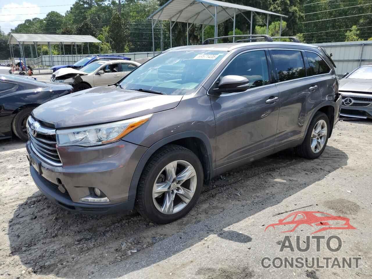 TOYOTA HIGHLANDER 2015 - 5TDDKRFH2FS114102