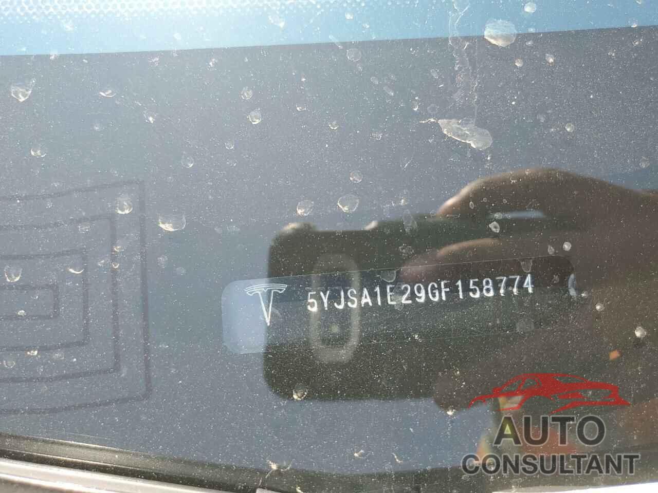 TESLA MODEL S 2016 - 5YJSA1E29GF158774