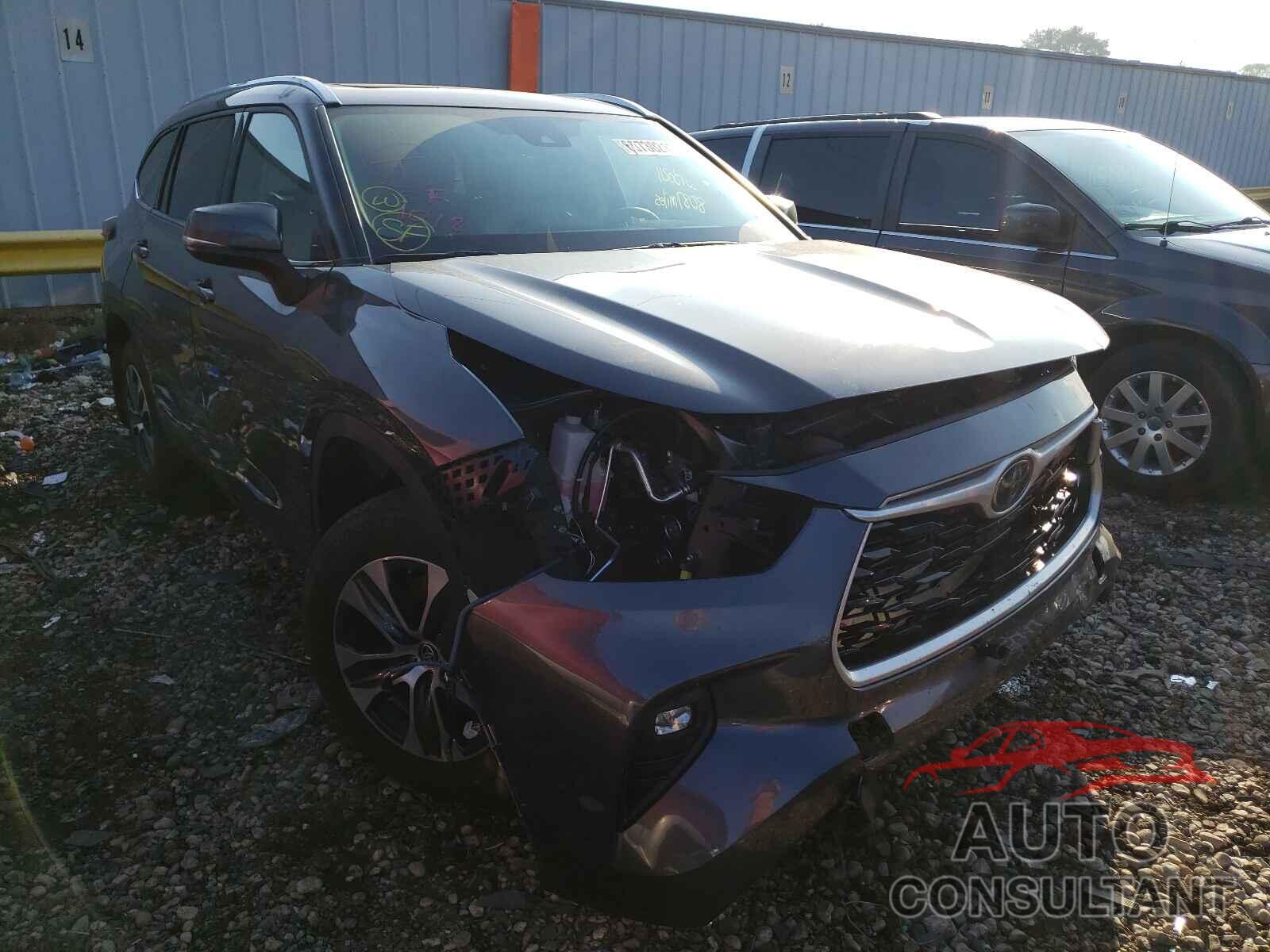 TOYOTA HIGHLANDER 2021 - 5TDGZRBH6MS085344