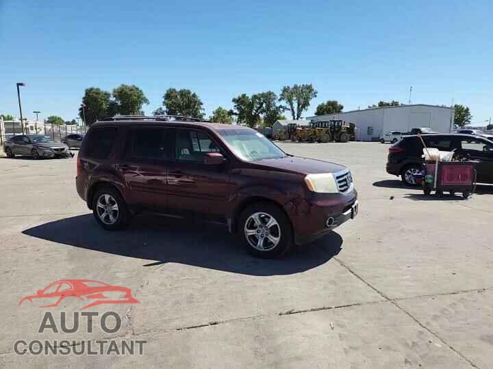 HONDA PILOT 2012 - 5FNYF3H45CB012001