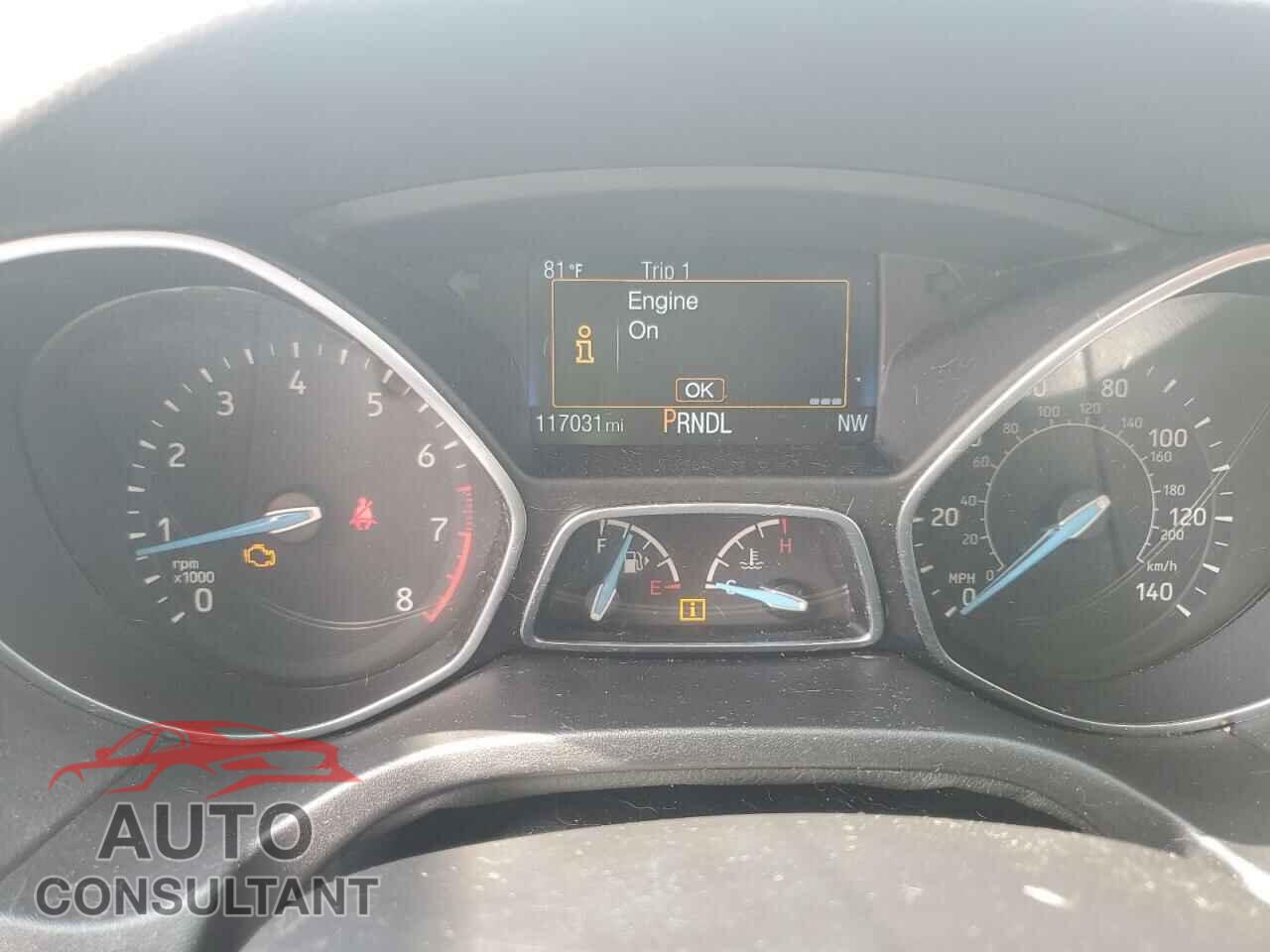 FORD FOCUS 2017 - 1FADP3K24HL304672
