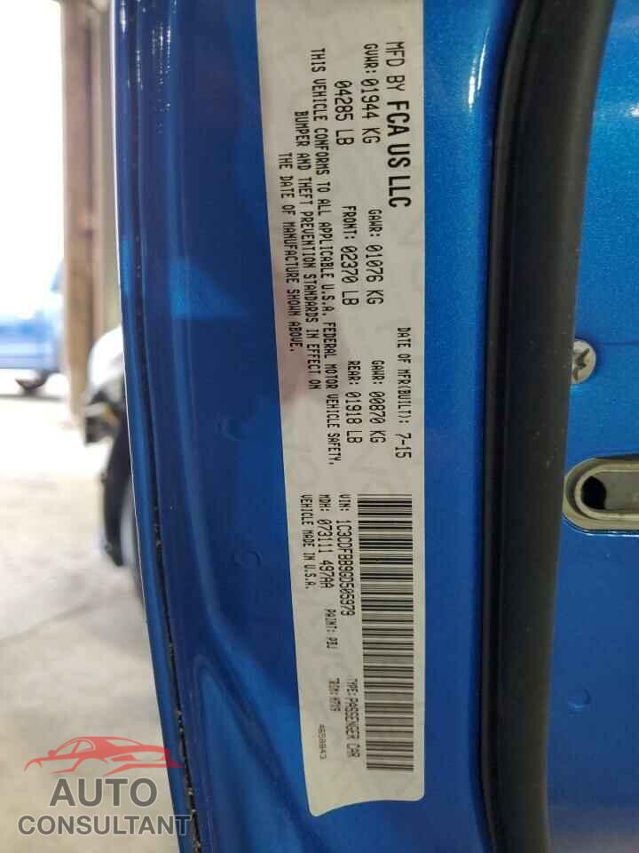 DODGE DART 2016 - 1C3CDFBB9GD505979