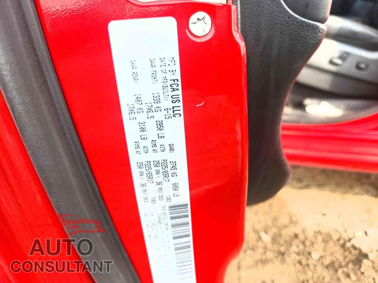 DODGE CARAVAN 2015 - 2C4RDGCG7FR691121