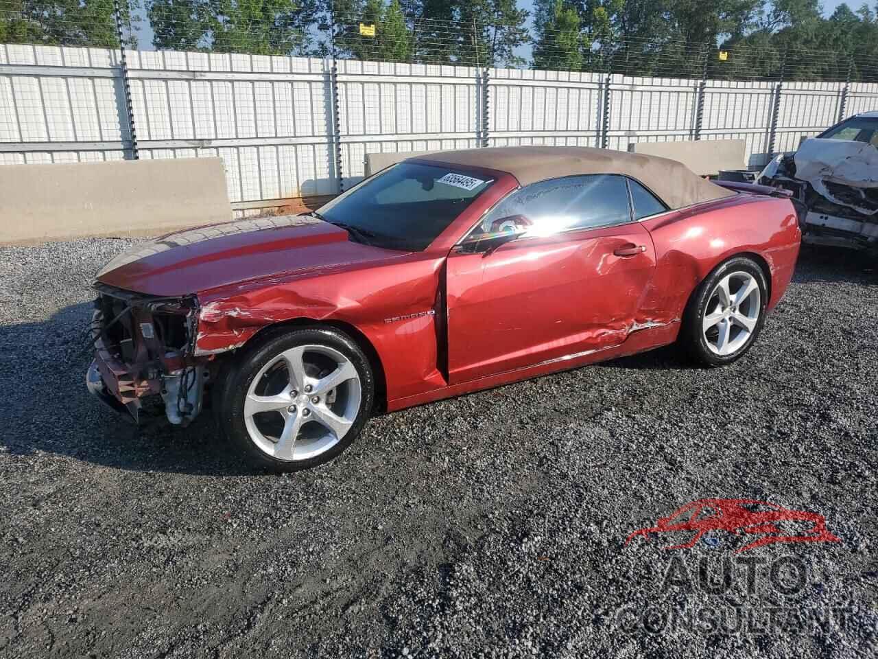 CHEVROLET CAMARO 2015 - 2G1FD3D37F9236916