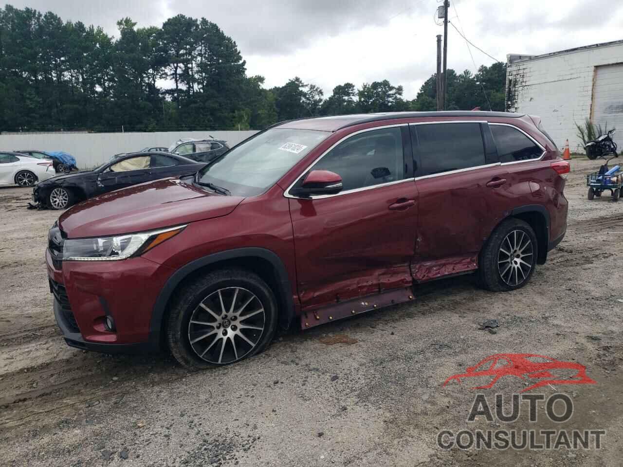 TOYOTA HIGHLANDER 2017 - 5TDJZRFH4HS469693