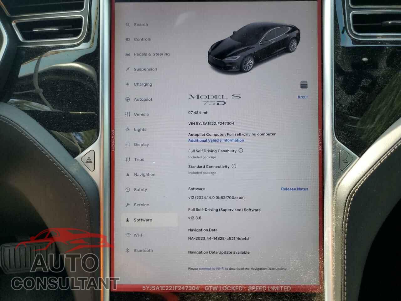 TESLA MODEL S 2018 - 5YJSA1E22JF247304
