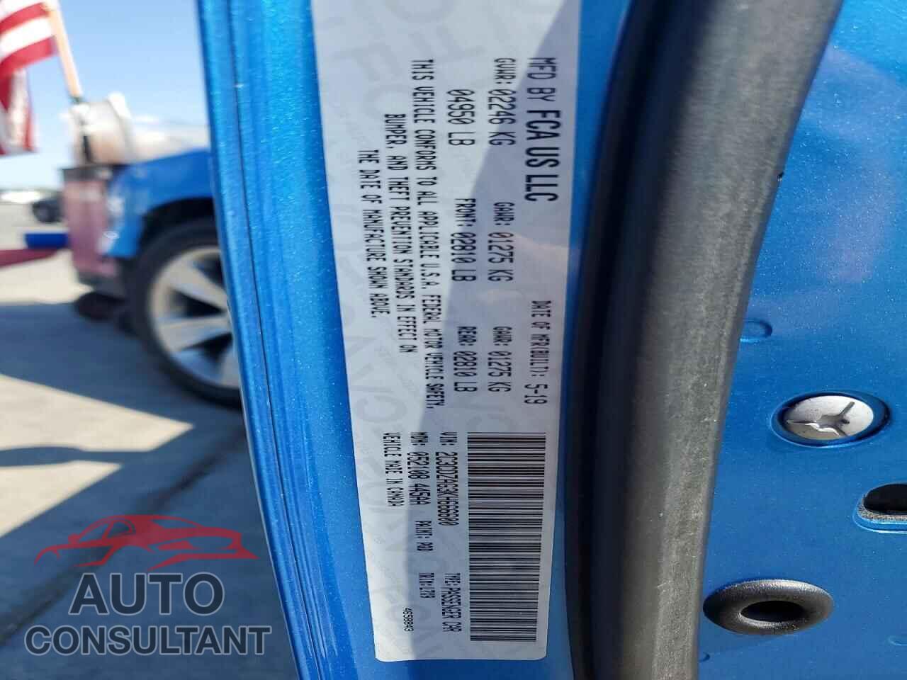 DODGE CHALLENGER 2019 - 2C3CDZAG3KH666600