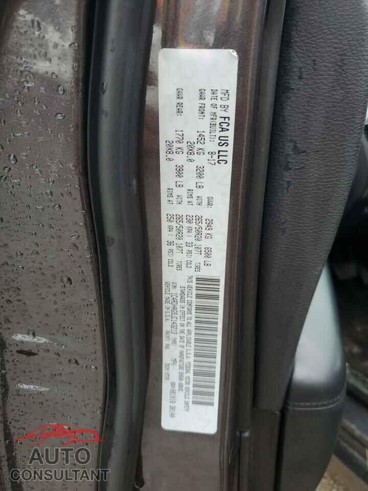DODGE DURANGO 2018 - 1C4RDHAG9JC143213