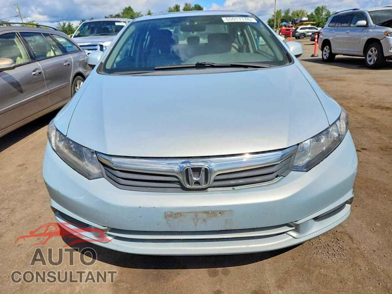 HONDA CIVIC 2012 - 19XFB2F83CE301600