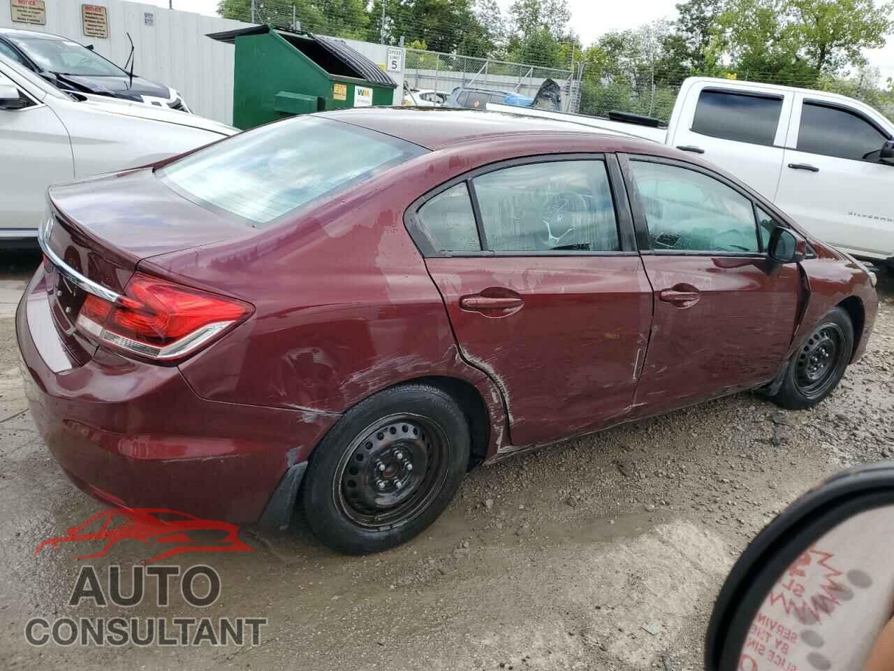 HONDA CIVIC 2013 - 19XFB2F58DE051729