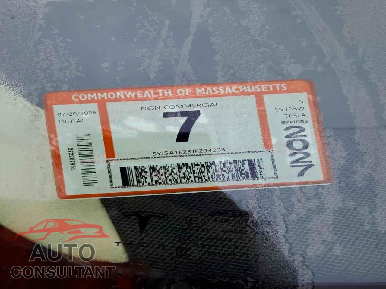 TESLA MODEL S 2018 - 5YJSA1E23JF293238