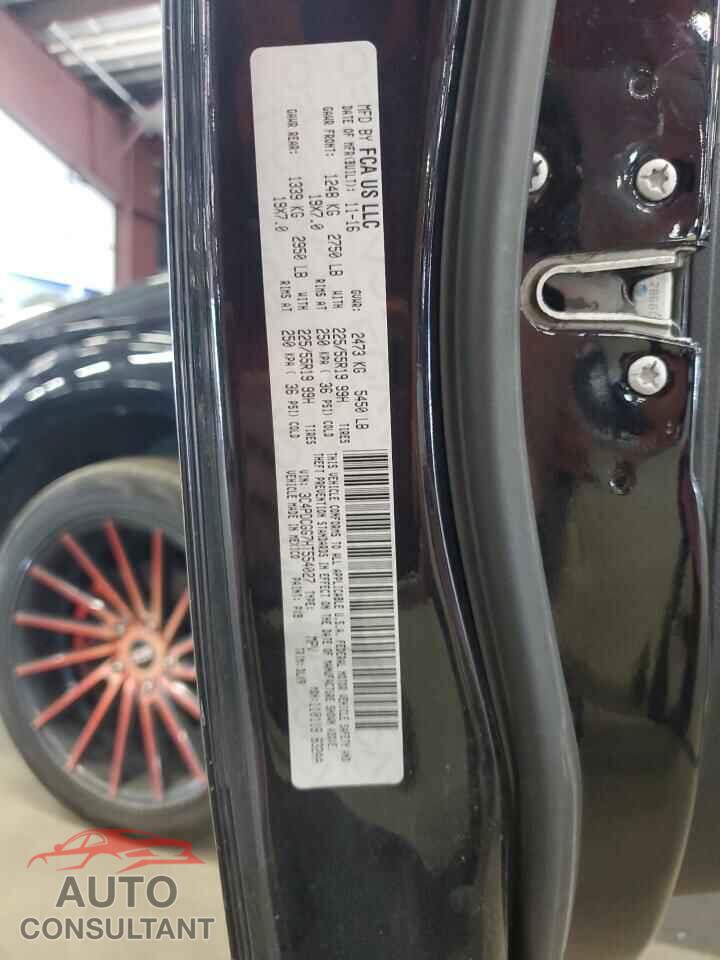 DODGE JOURNEY 2017 - 3C4PDCGG7HT554027