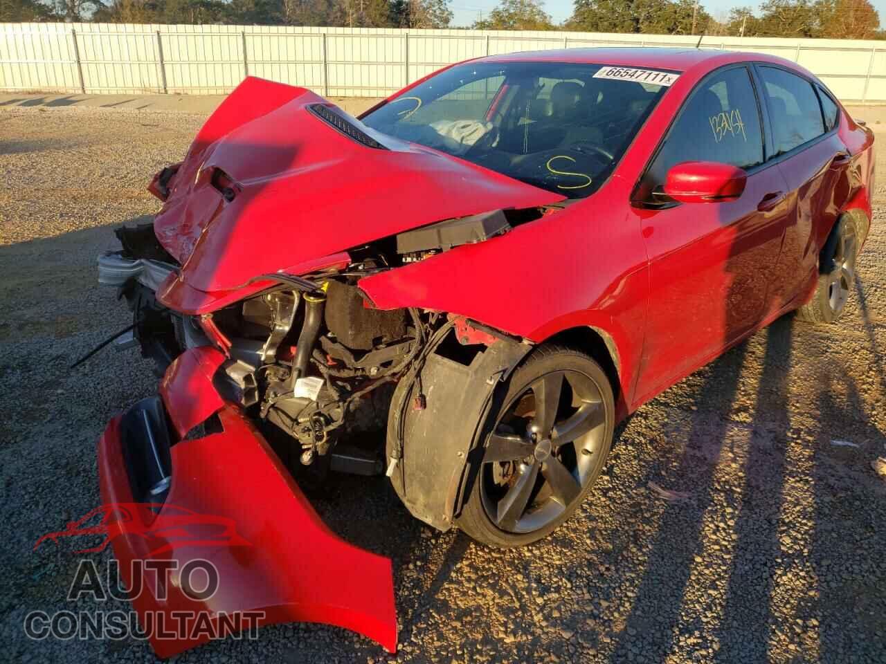 DODGE DART 2016 - 1C3CDFEB8GD624523