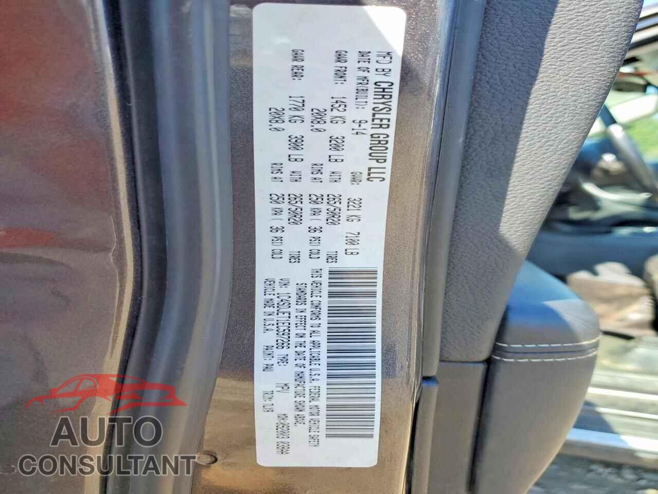 DODGE DURANGO 2014 - 1C4SDJET1EC597266