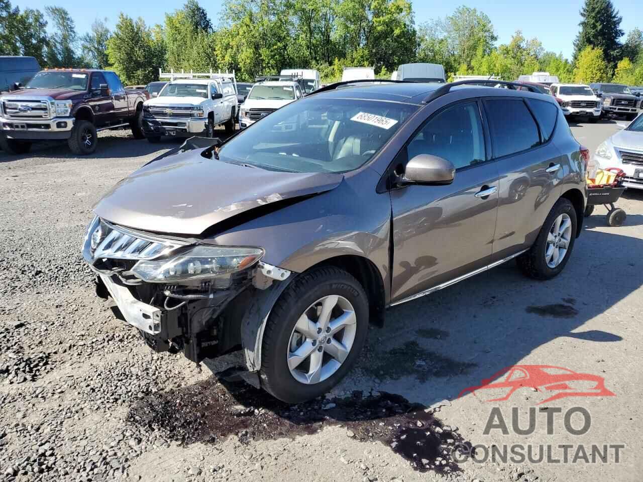 NISSAN MURANO 2009 - JN8AZ18W59W160009