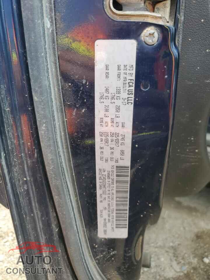 DODGE CARAVAN 2017 - 2C4RDGEG9HR715337