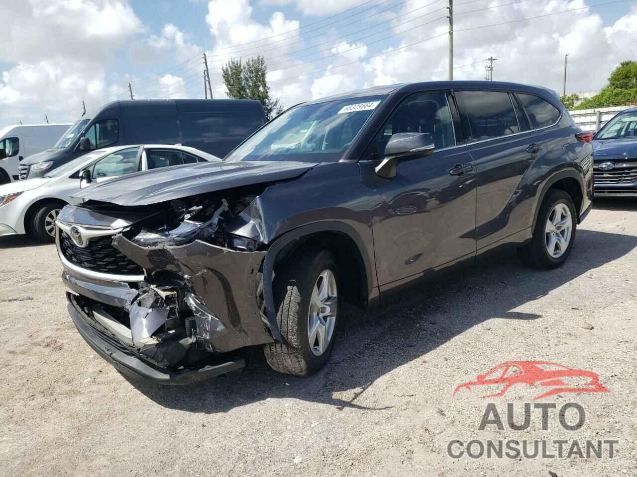 TOYOTA HIGHLANDER 2020 - 5TDCZRAH2LS508628