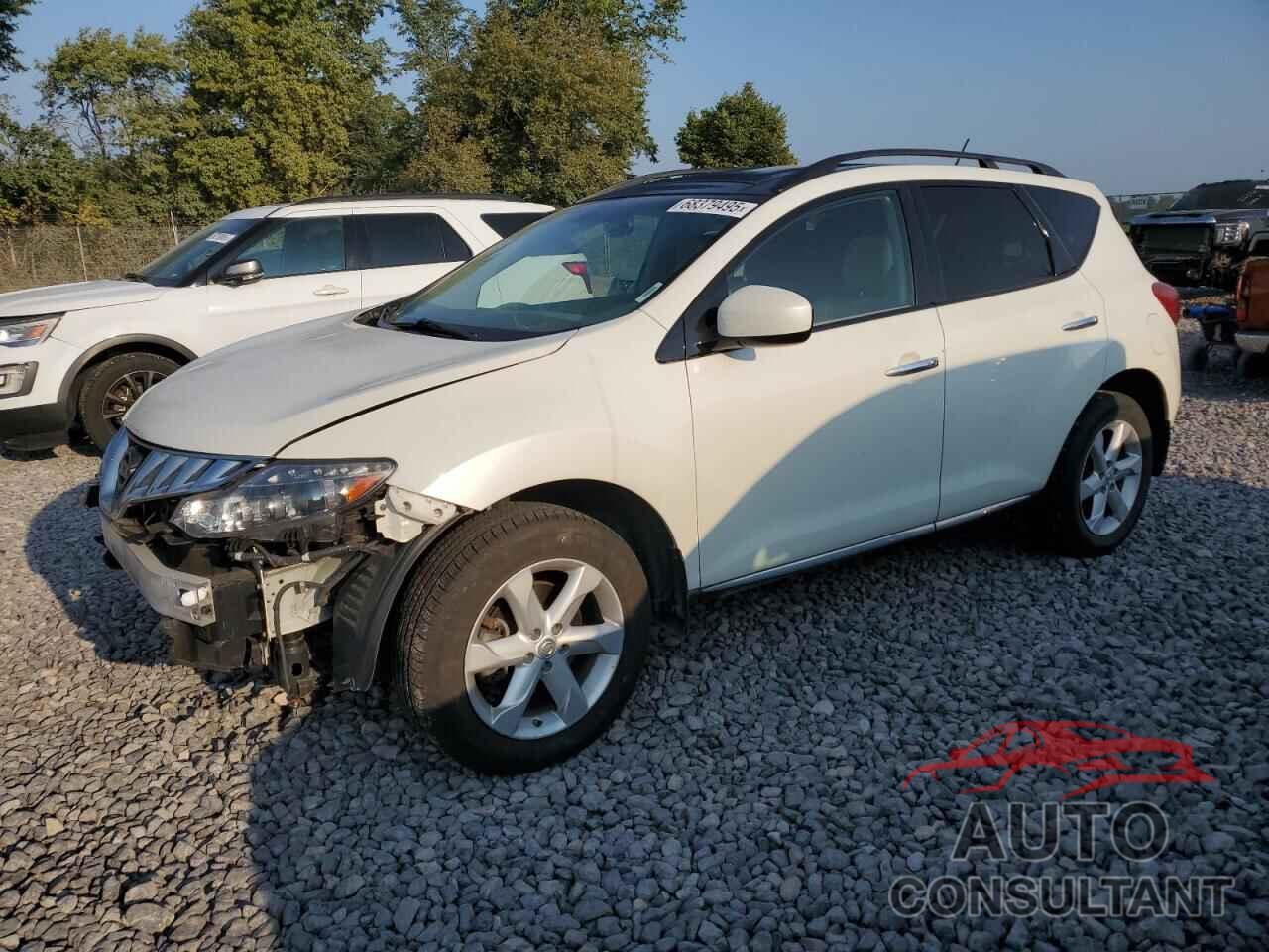NISSAN MURANO 2010 - JN8AZ1MW6AW140488
